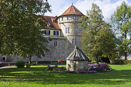 Tübingen 德国山上的旧城风景 旅行图片