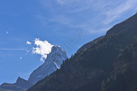 阿尔卑斯山自然景观 瑞士 欧洲 荒野 树木 采尔马特图片
