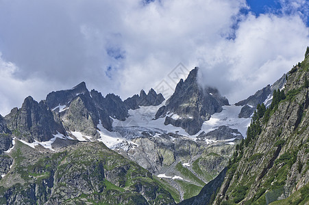 瑞士阿尔卑斯山的自然景观 欧洲 旅游的 国家公园图片