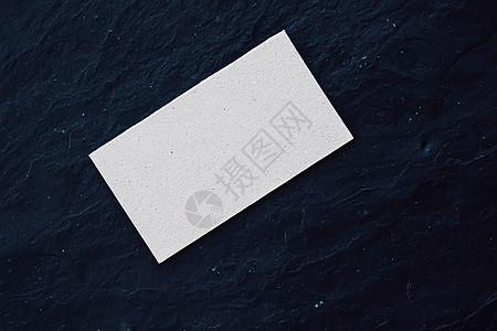 黑石背景白纸牌 豪华品牌平板套版和模型品牌身份设计等白色商业名卡 空的 框架图片