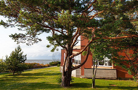 海边的房屋 地标 旅行 海岸 蓝色的 建筑学 老的 海洋 户外图片