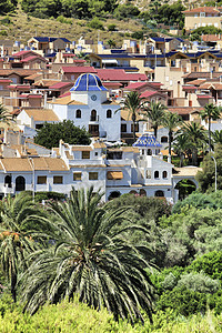 西班牙阿利坎特海岸的大阿拉卡森城市化 自然图片