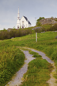King's Cove的圣彼得和保罗罗马天主教会 纽芬兰与拉布拉多 岛图片