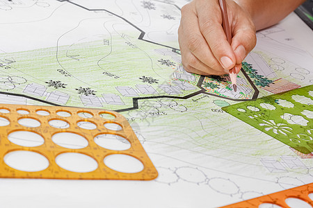 住宅开发景观建筑设计园林规划 主要计划 园林设计 草图图片