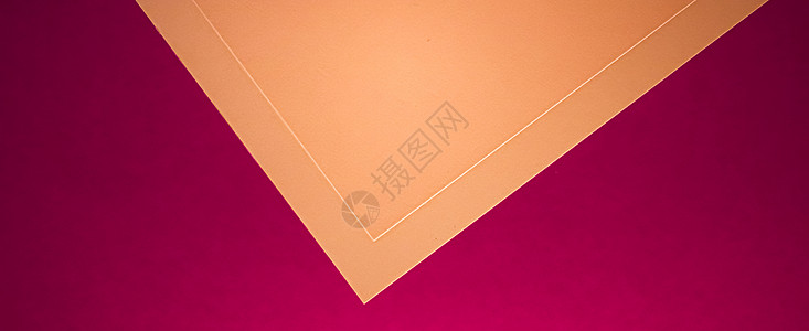 空白A4纸 粉红背景的棕褐色作为办公文文具平板 豪华品牌平铺牌和模型品牌设计 文档 信图片