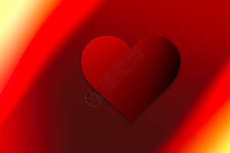 情人节背景与红色心形作为爱概念 约会 浪漫的 婚姻图片