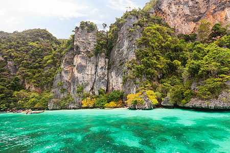 菲济岛的猴子湾 泰国普吉 地标 普吉岛 天空 天图片