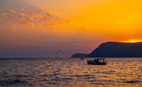 克里米亚半岛的景观 海景 蓝色的 橙子 海 热带 越南图片