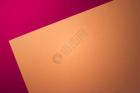 空白A4纸 粉红背景的棕褐色作为办公文文具平板 豪华品牌平铺牌和模型品牌设计 商业 笔记图片