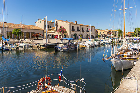 夏季Marseillan村 法国奥西塔尼Hérault 地中海 旅游图片