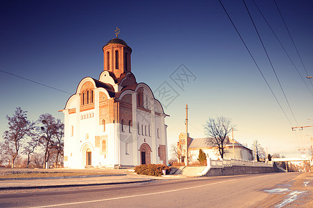 乌克兰教堂 浸信会 基辅 城堡 天主教 白色的图片