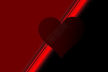 情人节背景与红色心形作为爱概念 闪亮的 红色的 假期图片