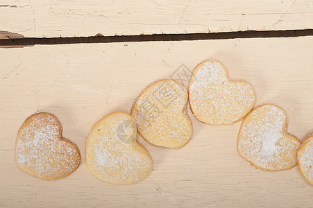 心形短面包的情人节饼干 甜点 天 美丽的图片