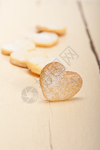 心形短面包的情人节饼干 糖 浪漫 浪漫的 刨冰 美丽的图片