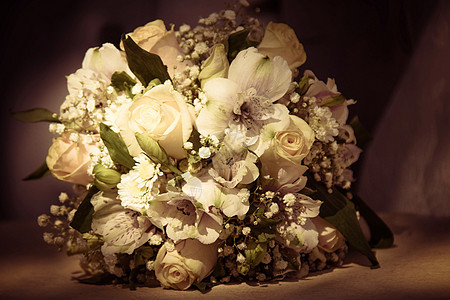美丽的新娘花束图片