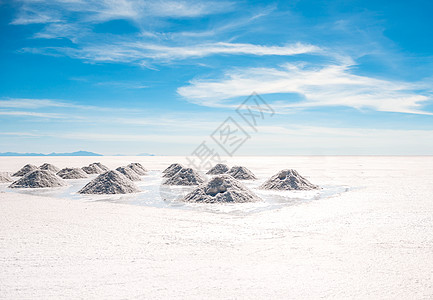 玻利维亚Uyuni萨拉德乌尼太阳风景 假期图片