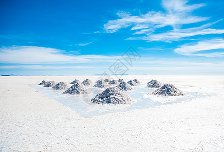 玻利维亚Uyuni萨拉德乌尼太阳风景 阳光图片