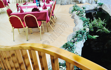 室内的热带热带餐饮 酒吧 午餐 桥 服务 玻璃 蓝色的图片