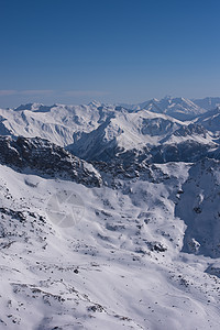 寒冬美丽的山地风景 寒冷的 滑雪 瑞士人 冰川 欧洲 户外图片