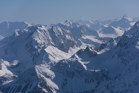 寒冬美丽的山地风景 滑雪 树 欧洲 天气 冰川 瑞士人图片