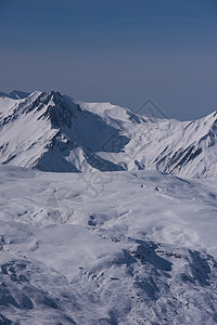 寒冬美丽的山地风景 云 瑞士人 阿尔卑斯山 冰川 蓝色的图片