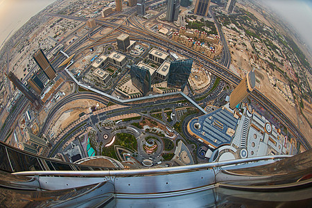 杜拜市中心 建筑学 奢华 天空 地标 建筑 海湾 阿联酋 全景图片