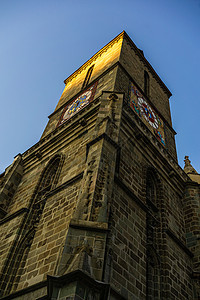 罗马尼亚布拉索夫黑人教会大型哥特建筑 欧洲图片