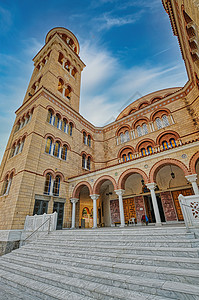 希腊阿埃吉纳岛 圣Nectarios 教堂 基督教 信仰图片