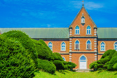 治疗学修道院 市 北海道 西方建筑 严格的城市图片