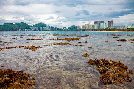 海南岛热带炎热日 有海 蓝天空图片