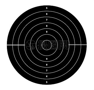 黑色靶子高清图片