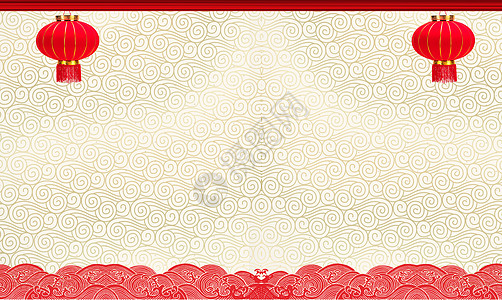 ps复古素材中国风红色喜庆节日素材设计图片