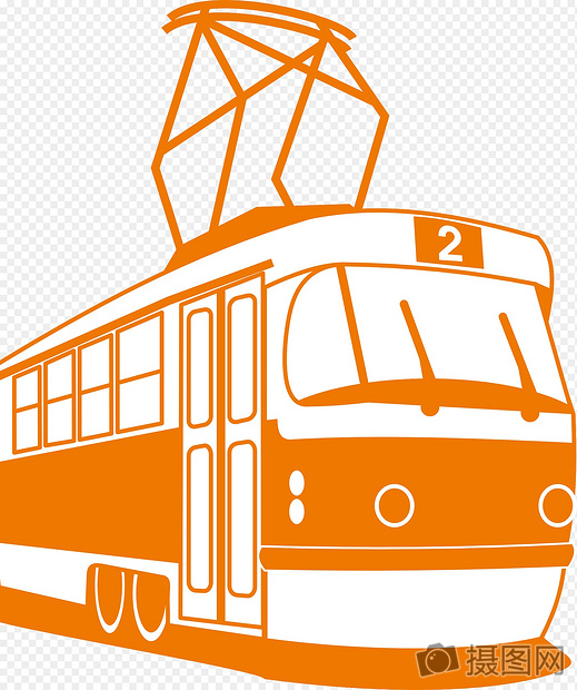 橘色2号电车