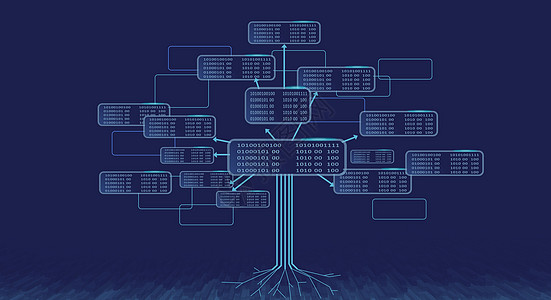 智能树商务科技智慧树高清图片