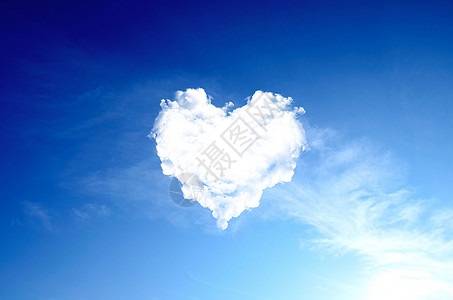 爱心云朵心形素材高清图片
