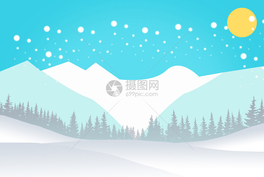 冬雪图片