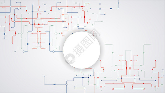科技线条抽象背景背景图片