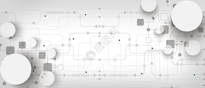 灰色抽象几何科技背景背景图片