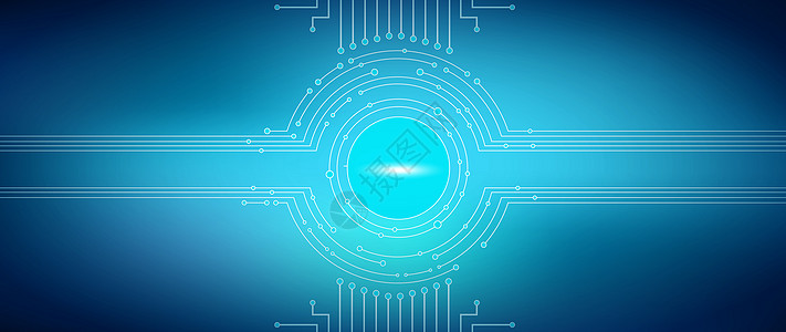科技信息技术线条蓝色背景背景图片