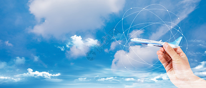 航空科技背景背景图片