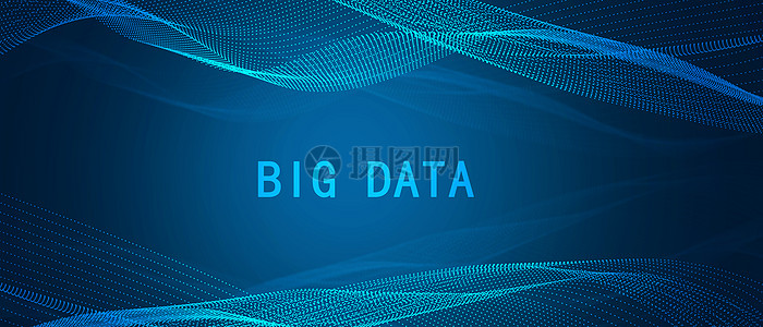 数字化data大数据蓝色科技背景设计图片