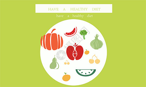 健康饮食背景图片