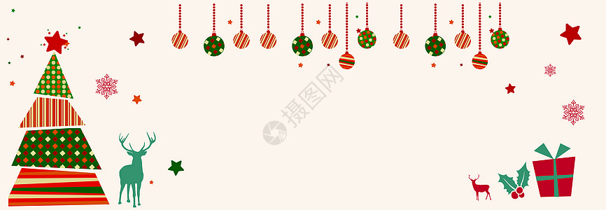 麋鹿圣诞圣诞节设计图片