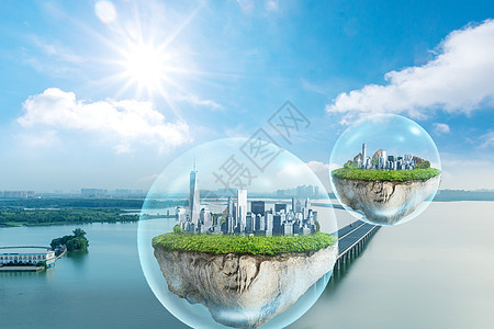 城市科技环保图片