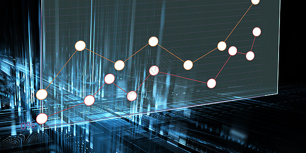 科技数据图表背景图片
