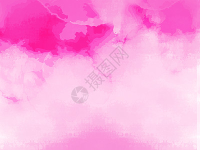 粉红色手绘水彩浪漫背景图片