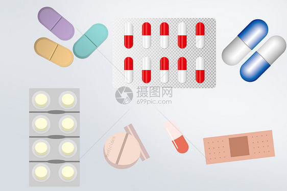 医疗科技药物药片图片