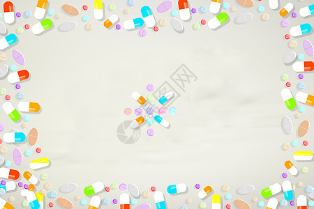 医疗药品背景图片