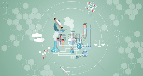 化学医疗矢量图片