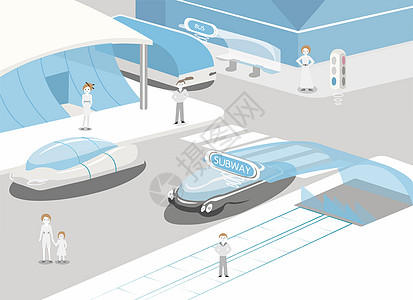 未来生活——智能交通图片
